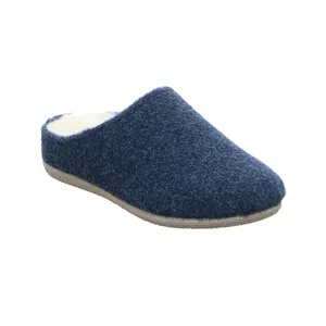 * Hausschuh Blau Textil * Hausschuh Blau Textil