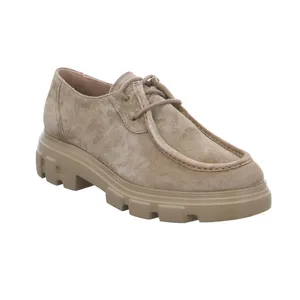 PAUL GREEN Schnürschuh Beige Leder 