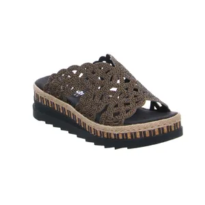 RIEKER Pantolette Braun Lederimitat RIEKER Pantolette Braun Lederimitat