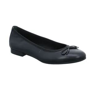 TAMARIS Ballerina Schwarz Leder 