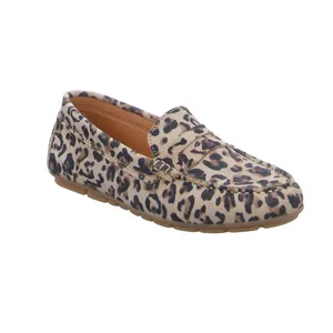 SCHUHENGEL Mokassin Leopard Leder  "Super leicht" 