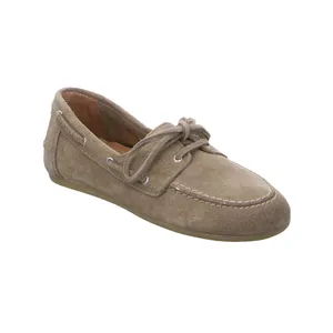 SCHUHENGEL Mokassin Taupe Leder 