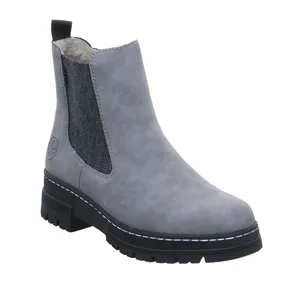 RIEKER Boot Grau Lederimitat RIEKER Boot Grau Lederimitat