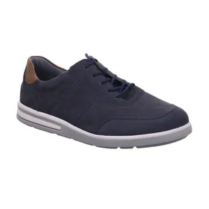WALDLÄUFER Halbschuhe Sneaker Blau Leder 