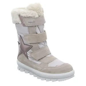 SUPERFIT Mädchen-Snowboot Membrane Beige Textil Mädchen Winterstiefel SUPERFIT Mädchen-Snowboot Membrane Beige Textil Mädchen Winterstiefel