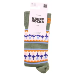 HAPPY SOCKS Muster Tulpen Freizeitsocken Grün Textil HAPPY SOCKS Muster Tulpen Freizeitsocken Grün Textil