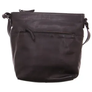 BEAR DESIGN Umhängetasche Schwarz Leder BEAR DESIGN Umhängetasche Schwarz Leder