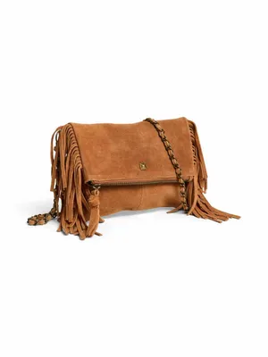 PIECES Umhängetasche Camel Leder PIECES Umhängetasche Camel Leder