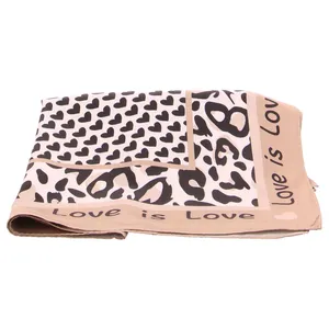 * Nikky-Tuch Quadratt mittel Schal Taupe Textil * Nikky-Tuch Quadratt mittel Schal Taupe Textil