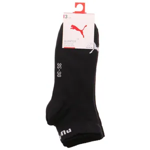 PUMA SOCKEN 3-ER Pack Freizeitsocken Schwarz Textil PUMA SOCKEN 3-ER Pack Freizeitsocken Schwarz Textil