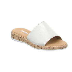 GABOR Pantolette Gold Leder GABOR Pantolette Gold Leder