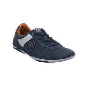BUGATTI SHOES Halbschuhe Sneaker Stoff Blau Synthetik 