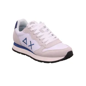 SUN68 Halbschuhe Sneaker Stoff Weiss Textil SUN68 Halbschuhe Sneaker Stoff Weiss Textil