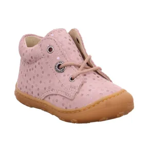 PEPINO Bottine Lauflernschuh Rosa Leder PEPINO Bottine Lauflernschuh Rosa Leder