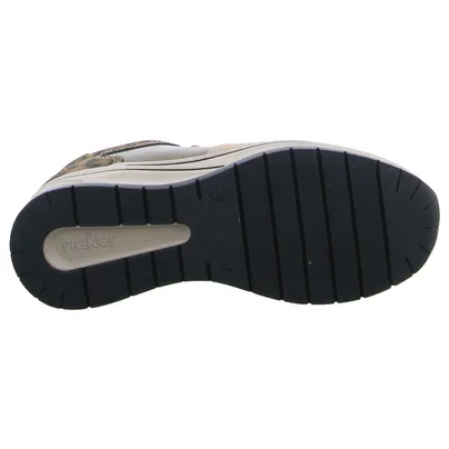RIEKER Comfort-Schnürer Camel Lederimitat RIEKER Comfort-Schnürer Camel Lederimitat