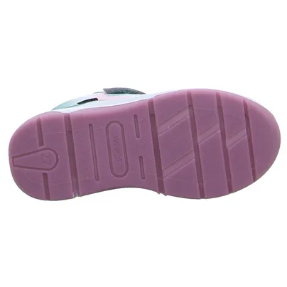 SUPERFIT Sneaker high Kleinkinder-Halbschuh Klett Mint Textil 
