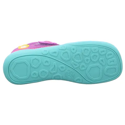 AFFENZAHN Komfortschuh Mädchen-Halbschuh Klett Violette Textil 