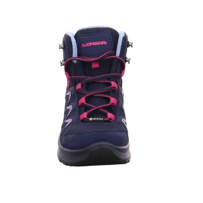 LOWA INNOX PRO GTX MID JUNIOR Kinder-Wanderschuhe Dunkelblau Recycelte Materialien LOWA INNOX PRO GTX MID JUNIOR Kinder-Wanderschuhe Dunkelblau Recycelte Materialien