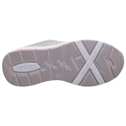 VADO Sneaker Outdoor Mädchen-Halbschuh Klett Pastelgrün Textil 