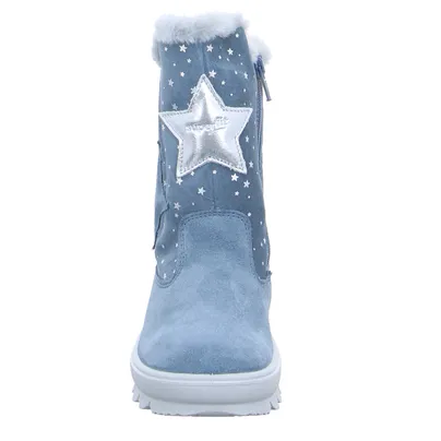 SUPERFIT Kleinkinder-Winterstiefel Jeansblau Textil  Stiefel 