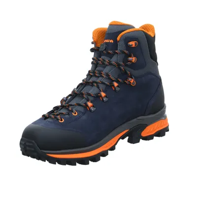 LOWA RANDIR GTX MID Trekkingschuhe Blau Leder LOWA RANDIR GTX MID Trekkingschuhe Blau Leder