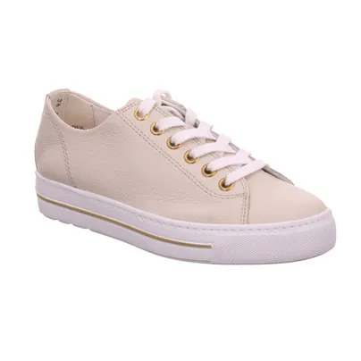 PAUL GREEN Sneaker Beige Leder 