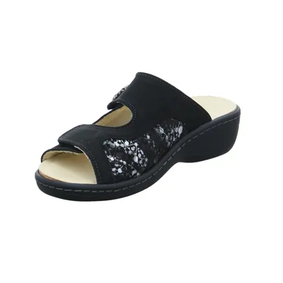COLLECTION CHRISTA PFAFF Pantolette Schwarz Leder 