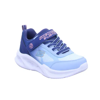 SKECHERS Sneaker Kleinkinder-Halbschuh Klett Navy Textil 