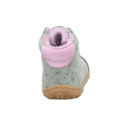 PEPINO Bottine Lauflernschuh Pastelgrün Leder 