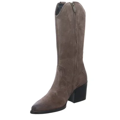 PAUL GREEN Stiefel Taupe Leder PAUL GREEN Stiefel Taupe Leder
