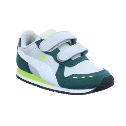 PUMA unisex Sneaker Baby-Sport-Bottine Grün Lederimitat PUMA unisex Sneaker Baby-Sport-Bottine Grün Lederimitat