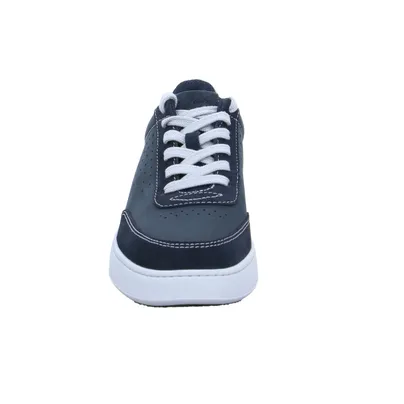 CLARKS Halbschuhe Sneaker Blau Leder 