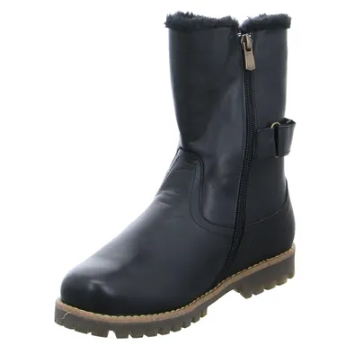 ANDREA CONTI mit Wechselfussbett Boot Schwarz Leder ANDREA CONTI mit Wechselfussbett Boot Schwarz Leder