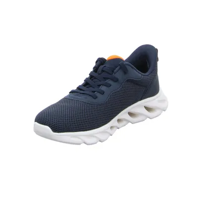 BUGATTI SHOES Halbschuhe Sneaker Stoff Blau Textil BUGATTI SHOES Halbschuhe Sneaker Stoff Blau Textil