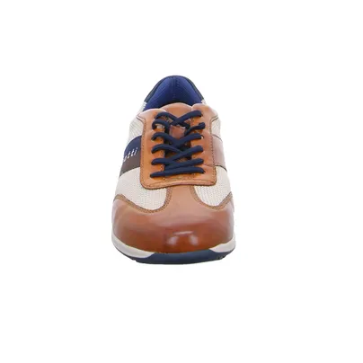 BUGATTI SHOES Halbschuhe Sneaker Cognac Lederimitat BUGATTI SHOES Halbschuhe Sneaker Cognac Lederimitat