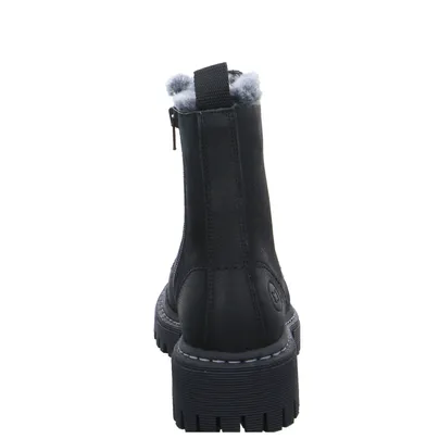 SCHUHENGEL Boot Schwarz Leder 