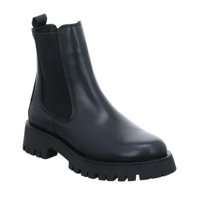 SCHUHENGEL Boot Schwarz Leder SCHUHENGEL Boot Schwarz Leder