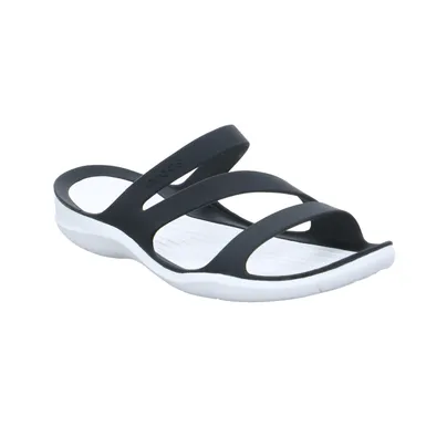 CROCS Badeschuhe unisex Schwarz Synthetik CROCS Badeschuhe unisex Schwarz Synthetik