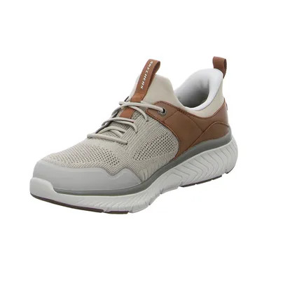 SKECHERS Air-Cooled Arch Fit Halbschuhe Sneaker Stoff Taupe Synthetik 