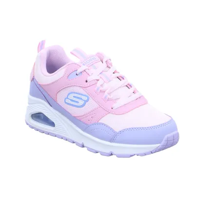 SKECHERS Sneaker Mädchen-Halbschuh Binder Rosa Lederimitat 