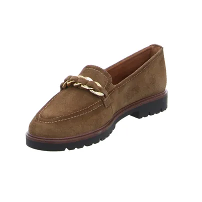 TAMARIS Slipper Camel Leder TAMARIS Slipper Camel Leder