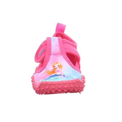 PLAYSHOES Badeschuh Kleinkinder-Sandale wasserfest Pink Textil PLAYSHOES Badeschuh Kleinkinder-Sandale wasserfest Pink Textil