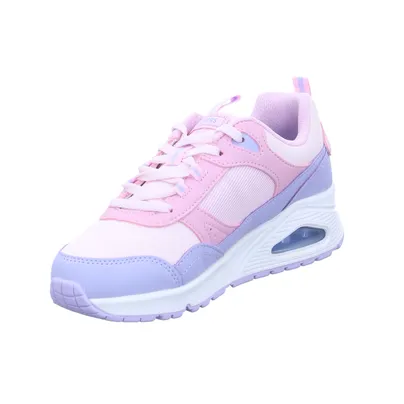 SKECHERS Sneaker Mädchen-Halbschuh Binder Rosa Lederimitat 
