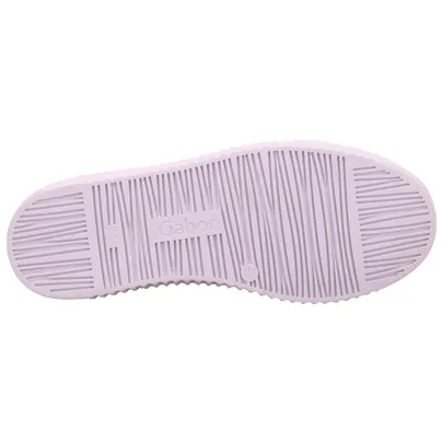 GABOR mit Wechselfussbett Sneaker Silber Leder GABOR mit Wechselfussbett Sneaker Silber Leder