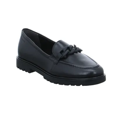 TAMARIS Slipper Schwarz Leder TAMARIS Slipper Schwarz Leder