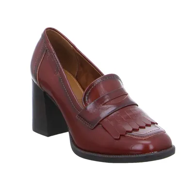 TAMARIS Hochfrontpumps Cognac Leder TAMARIS Hochfrontpumps Cognac Leder