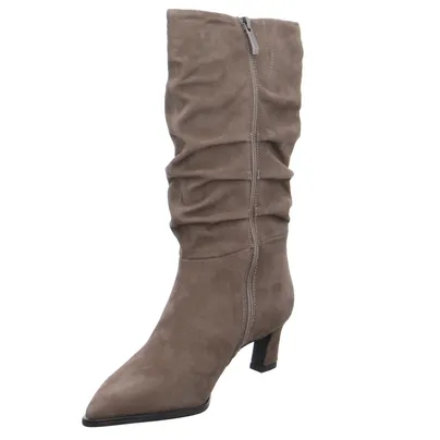 TAMARIS Stiefel Taupe Leder TAMARIS Stiefel Taupe Leder