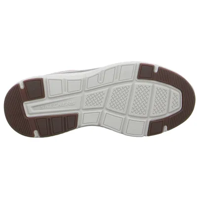 SKECHERS Air-Cooled Arch Fit Halbschuhe Sneaker Stoff Taupe Synthetik 