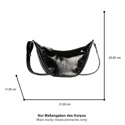 TOM TAILOR Gürteltasche / Bodybag Schwarz Lederimitat TOM TAILOR Gürteltasche / Bodybag Schwarz Lederimitat