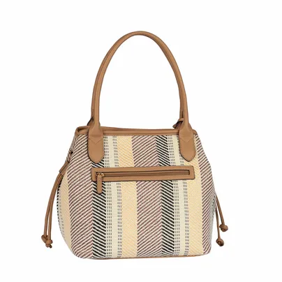 GABOR Sommertasche Beige Textil 